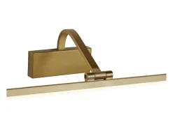 Searchlight Integrerad LED 1 Ljus Bild Vgglampa Borstat guld Dorado Hot