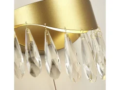 Sale Searchlight JewelLED vägglampa, guld, kristall 4000K Transparente