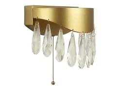 Sale Searchlight JewelLED vägglampa, guld, kristall 4000K Transparente