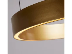 Searchlight Layla Colgante Gesture Control Oro, Acrílico Ópalo Dorado