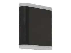 Iluminación Exterior-Searchlight Led Up Down Vgglampa - Matt Svart Med Frostad Diffusor Negro