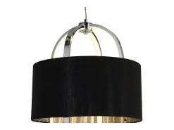 New Searchlight MadridLED-hänge, svart skärm 3000K Gris