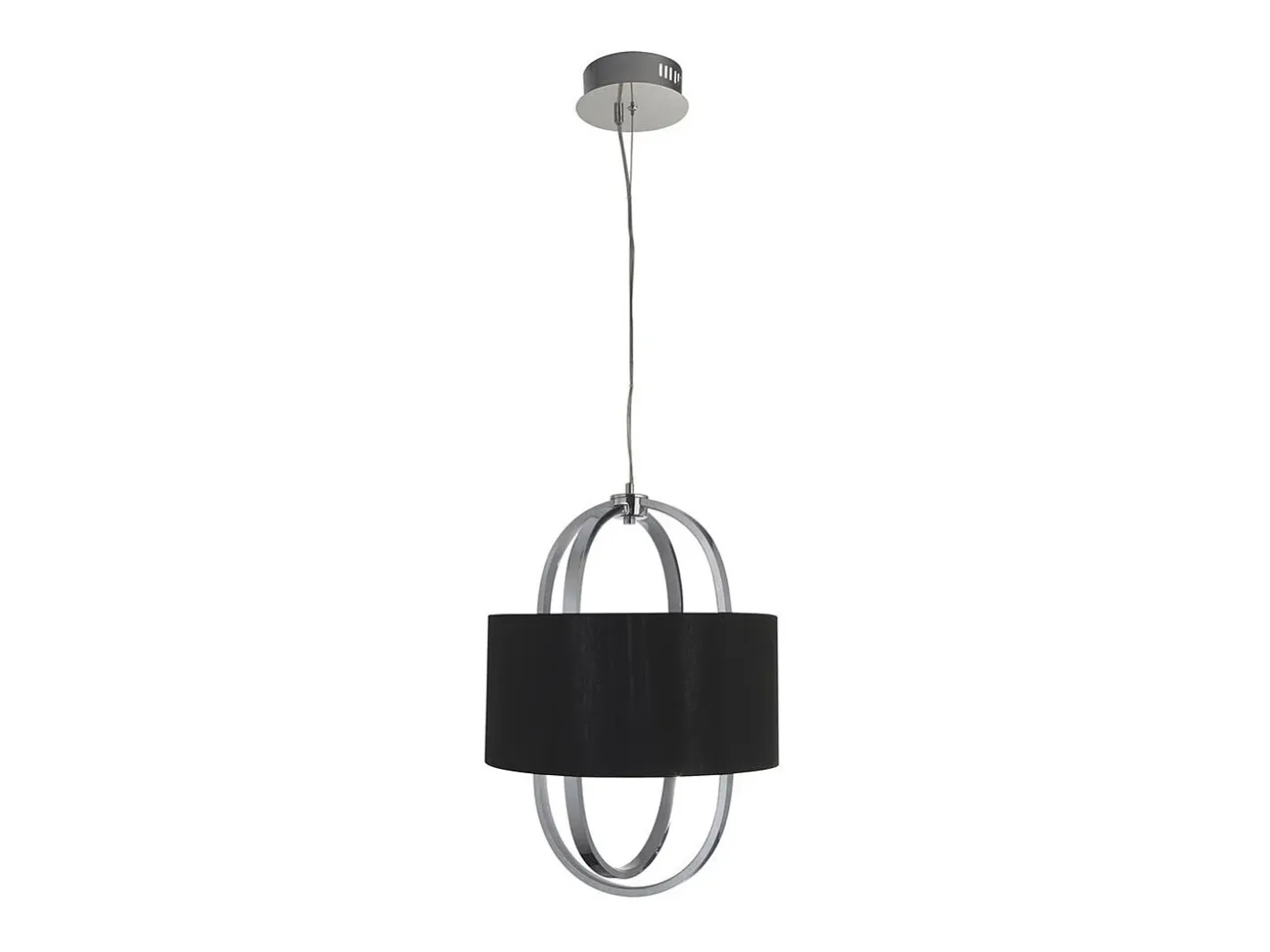 New Searchlight MadridLED-hänge, svart skärm 3000K Gris