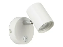 Searchlight Rollo Integrerad LED 1 ljus Vgglampa inomhus Vit Blanco Outlet