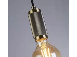 Best Searchlight Suspension Cable Latón Antiguo, Cable Trenzado Dorado Camel