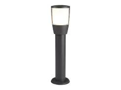 Hot Searchlight Tucson 1 Ljus Liten Utomhuspollare Ljus Mrkgr IP44, E27 Gris