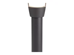Hot Searchlight Tucson 1 Ljus Liten Utomhuspollare Ljus Mrkgr IP44, E27 Gris