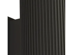 Best Searchlight Up Down Vgg Veranda Ljus - Svart Med Klart Glas Negro