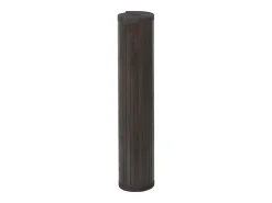 New Garden Furniture Senad Alfombra cuadrada bambú marrón oscuro 100x100 cm Marru00f3n