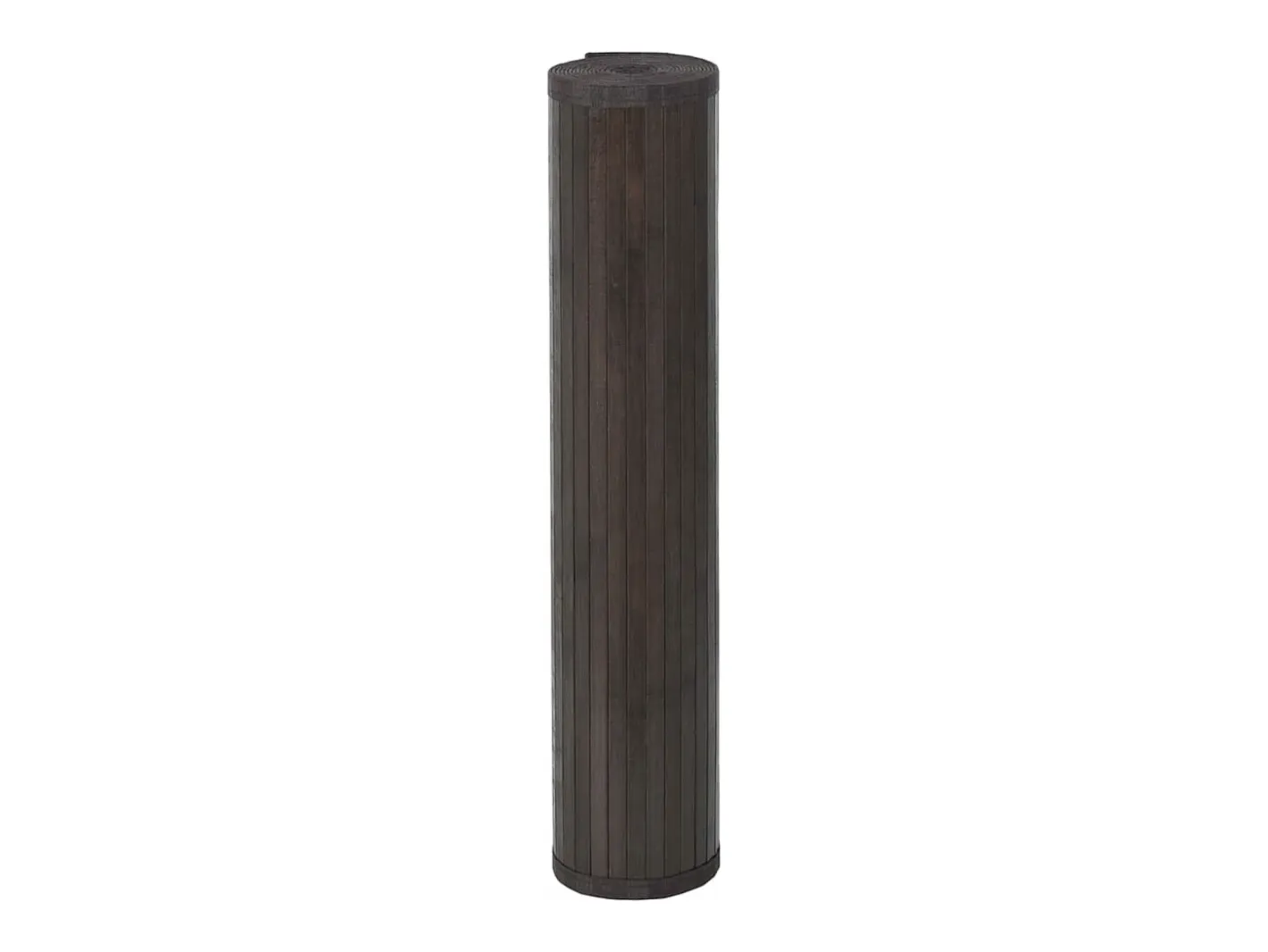 New Garden Furniture Senad Alfombra cuadrada bambú marrón oscuro 100x100 cm Marru00f3n