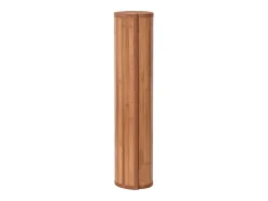 Hot Garden Furniture Senad Alfombra rectangular bambú color natural 70x200 cm Marru00f3n