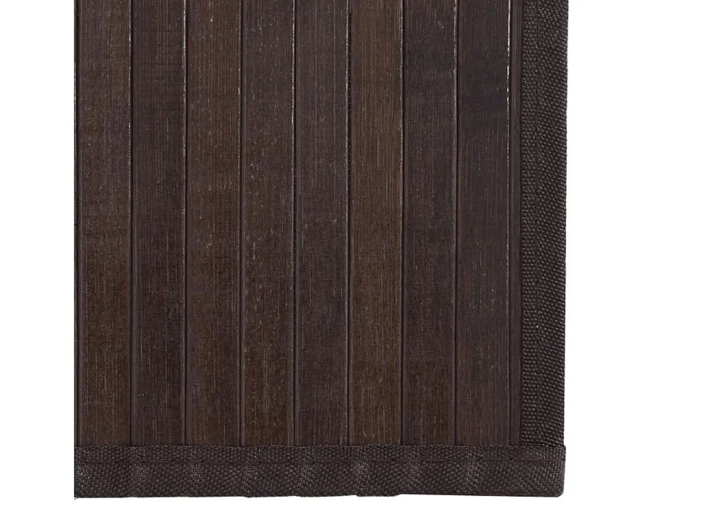 Garden Furniture Senad Alfombra rectangular bambú marrón oscuro 100x200 cm Color natural oscuro Discount