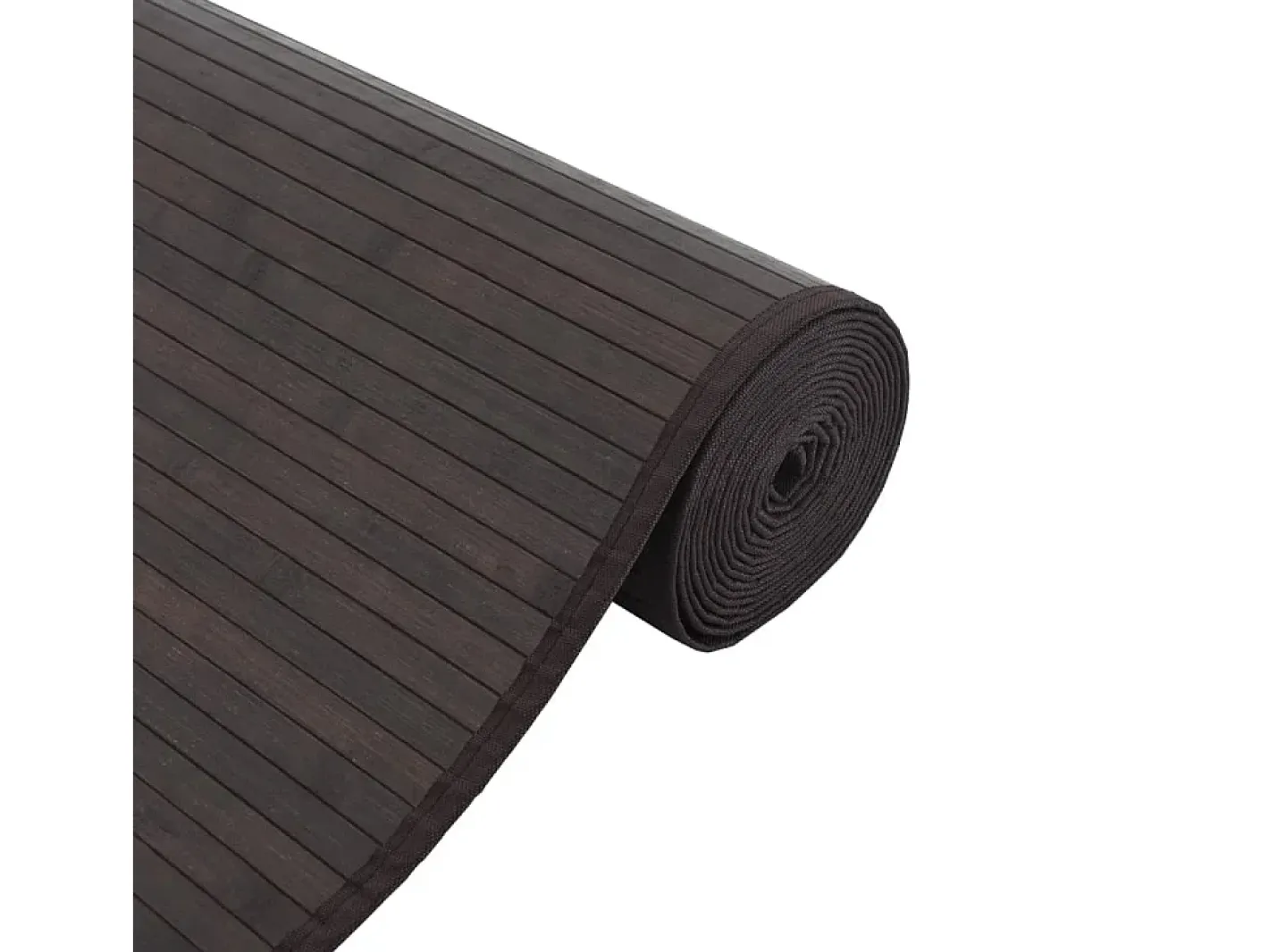 Garden Furniture Senad Alfombra rectangular bambú marrón oscuro 100x200 cm Color natural oscuro Discount