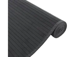 New Garden Furniture Senad Alfombra rectangular bambú 80x200 cm Negro