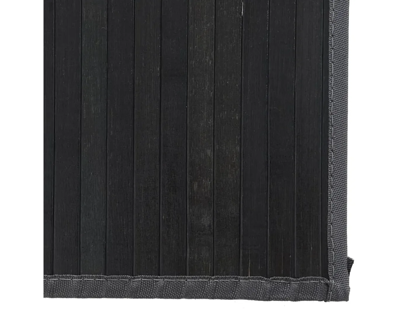 New Garden Furniture Senad Alfombra rectangular bambú 80x200 cm Negro