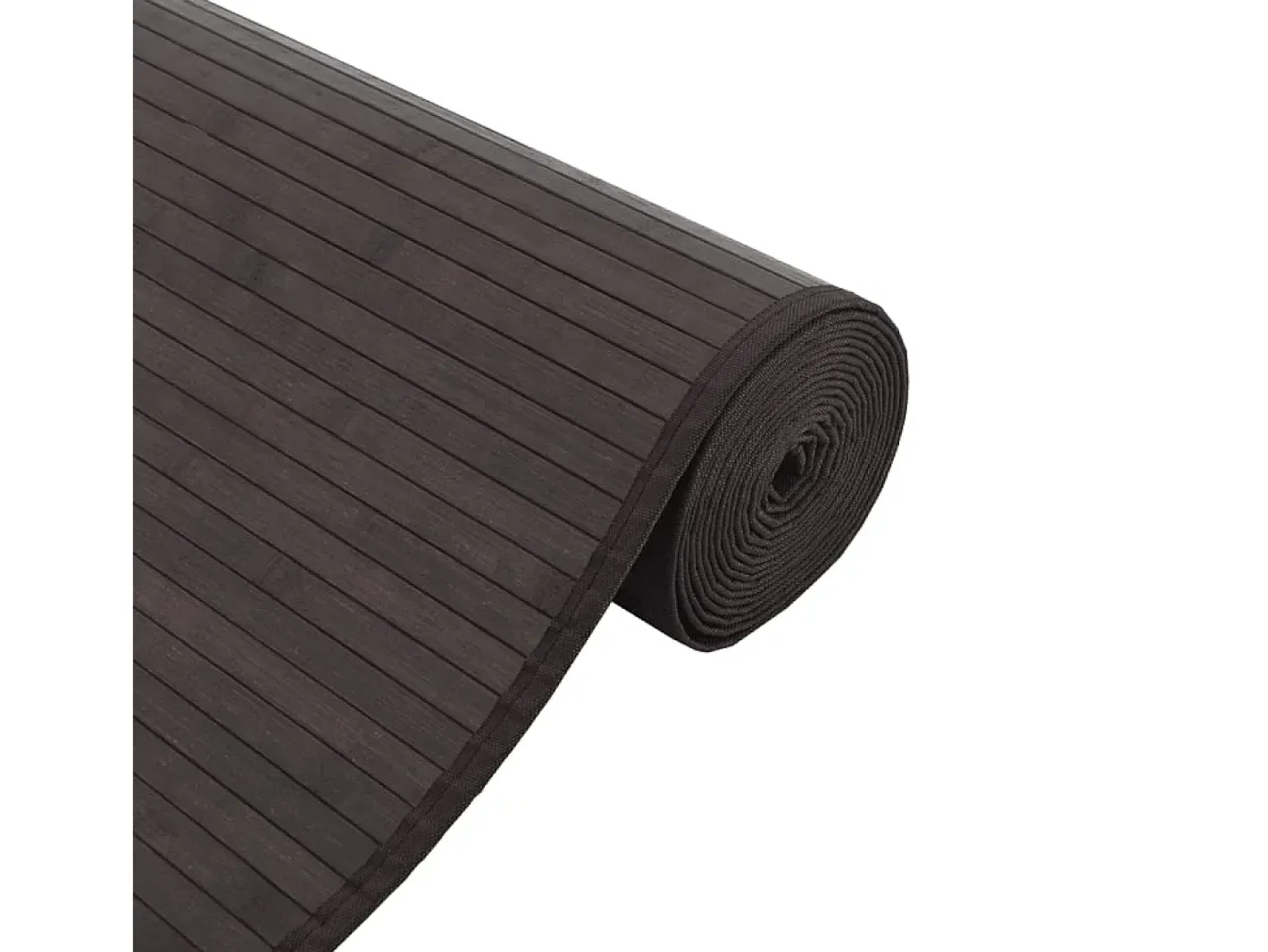 Garden Furniture Senad Alfombra rectangular bambú marrón oscuro 100x300 cm Color natural oscuro Online