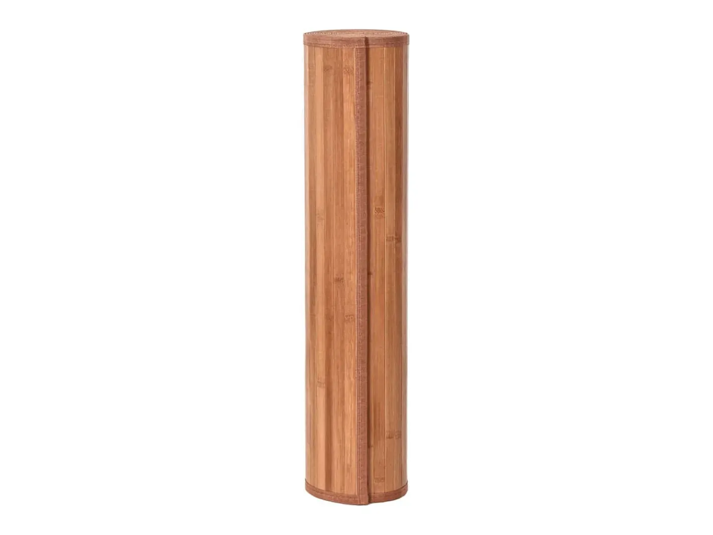 Garden Furniture Senad Alfombra rectangular bambú marrón 70x300 cm Marru00f3n Discount