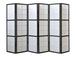 Online Separador de ambiente 175×264×2.2 cm Shoji Negro
