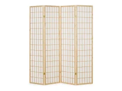 Separador de ambiente 175x176x2.2 cm Shoji natural Marru00f3n Best