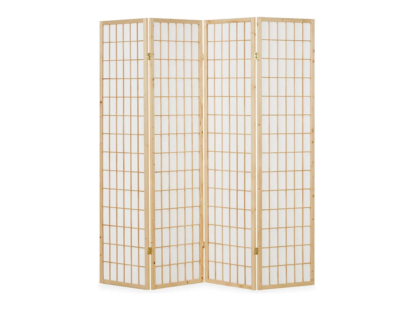 Separador de ambiente 175x176x2.2 cm Shoji natural Marru00f3n Best