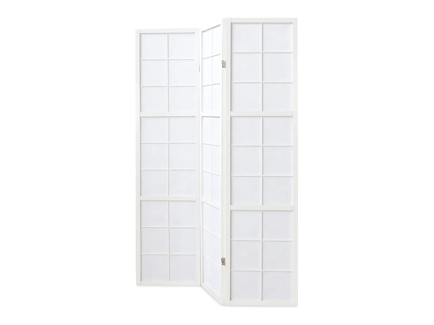 Biombo-Separador de ambiente 175x132x2.2 cm Shoji Blanco