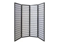 Discount Separador de ambiente 175x176x2.2 cm Shoji Negro