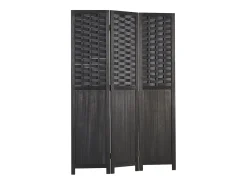 Biombo-Separador de ambiente 120x2.2x170 cm Negro