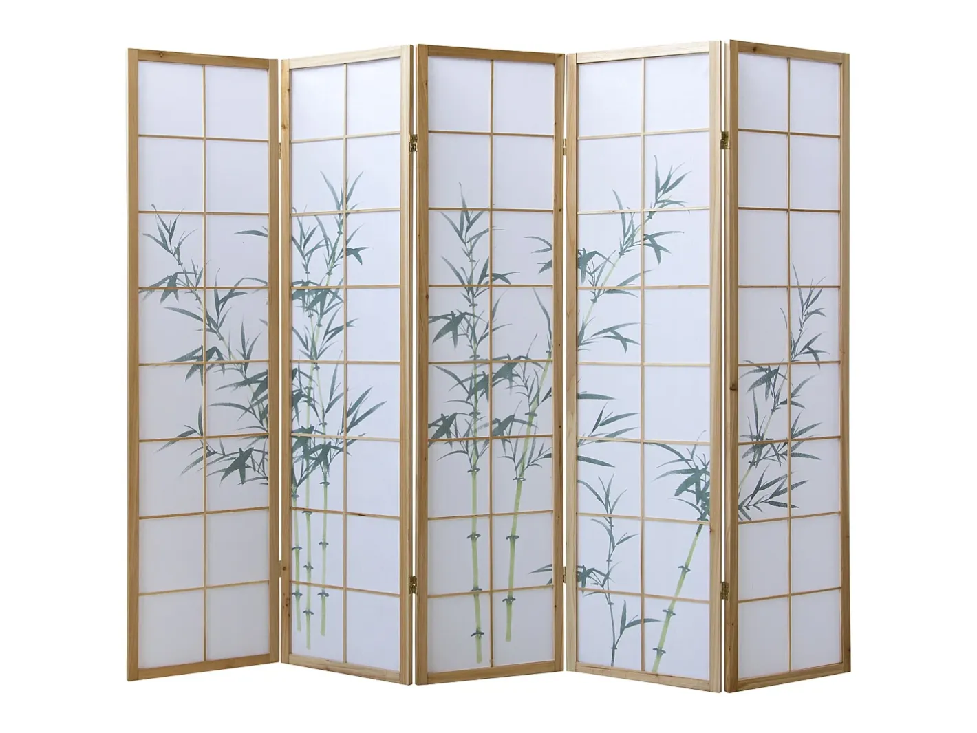 Separador de ambiente 220x2x175 cm blanco natural Verde