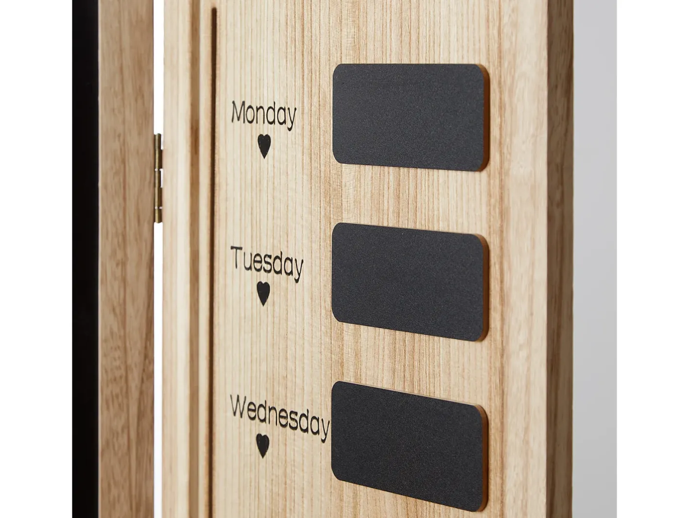 Biombo-Separador de ambiente 170x120x2 cm biombo de madera natural Negro / Marru00f3n