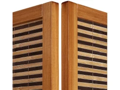 Separador de ambiente 176x2,2x175 cm Marrón Marru00f3n New