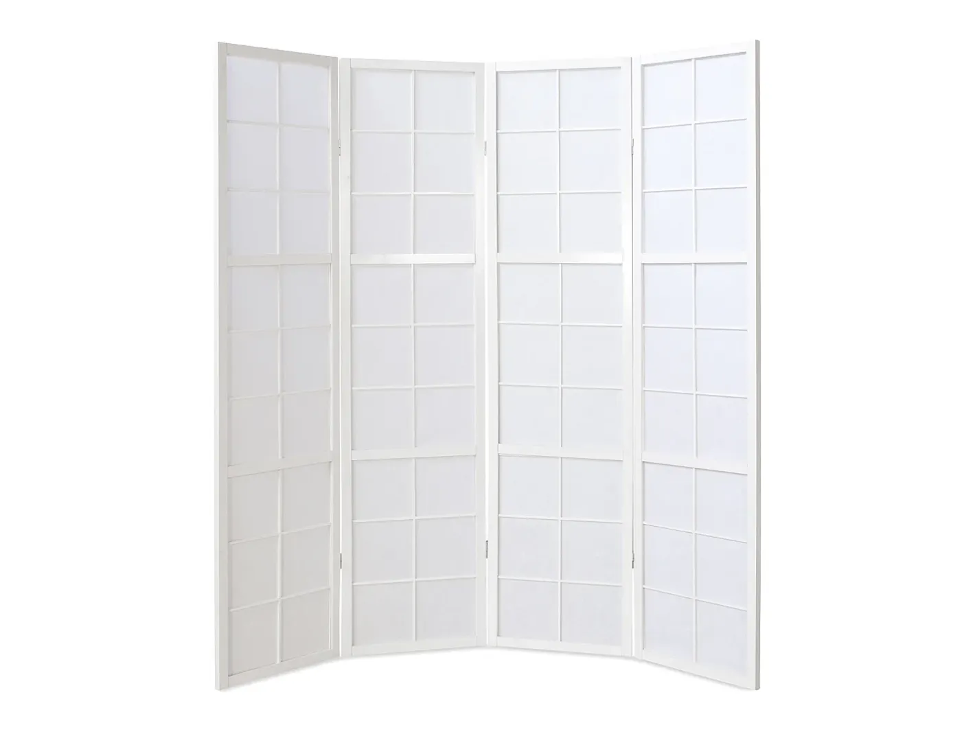 Biombo-Separador de ambiente 176x2.2x175 cm Shoji Blanco