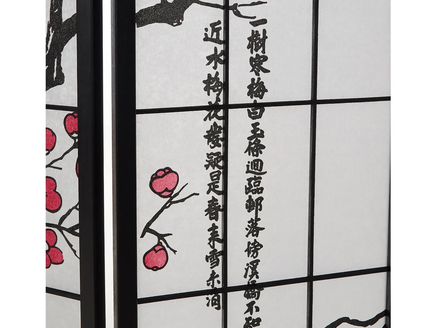 Discount Separador de ambiente 179x264x2 cm Shoji Negro