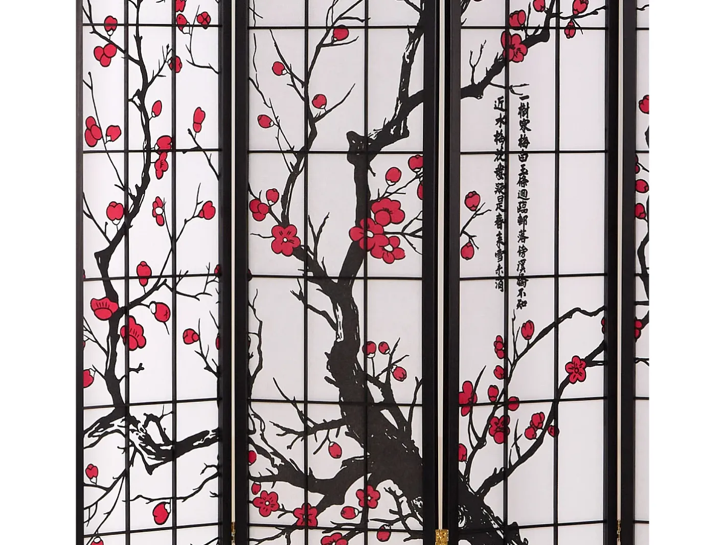 Discount Separador de ambiente 179x264x2 cm Shoji Negro