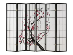 Discount Separador de ambiente 179x264x2 cm Shoji Negro