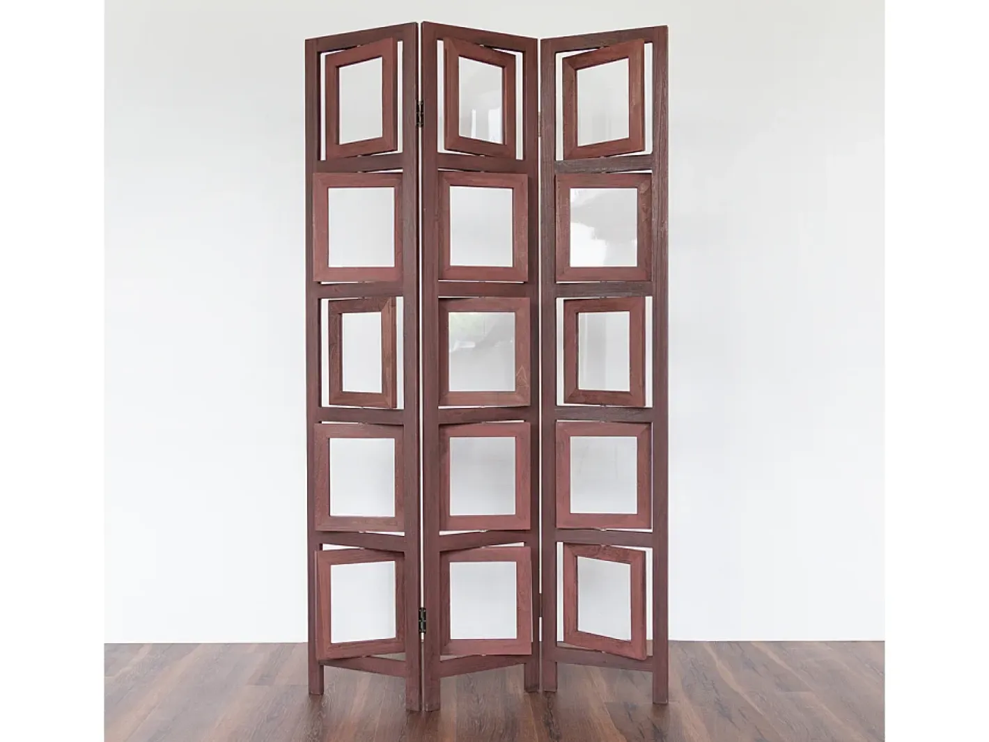 New Separador de ambiente 161x93x2 cm paraviento marrón Marru00f3n