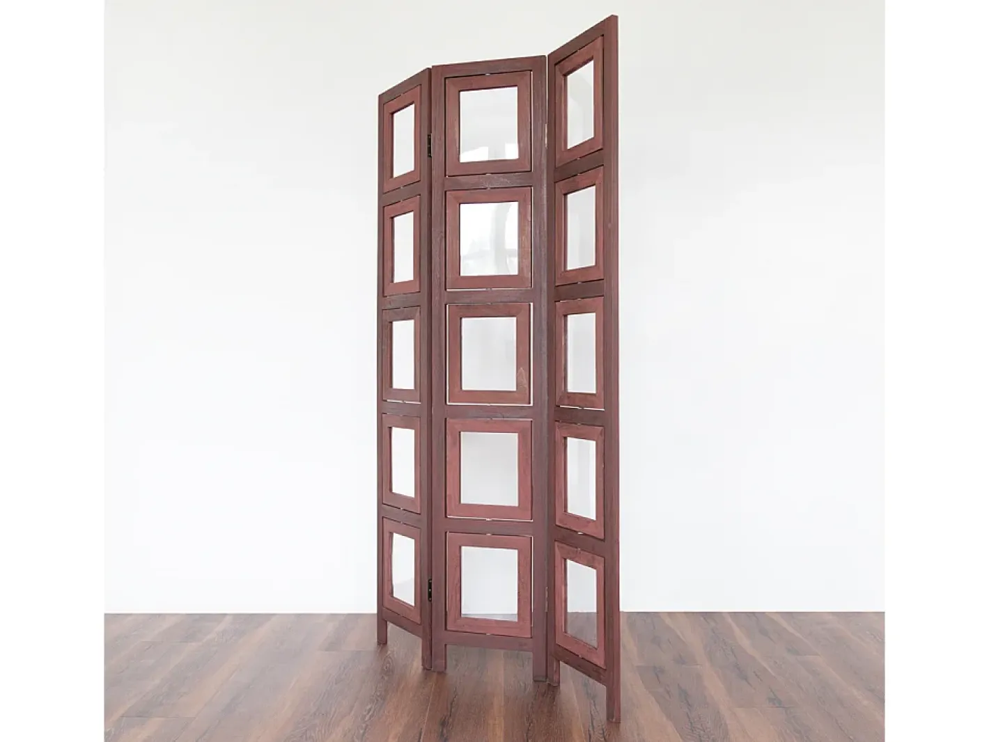 New Separador de ambiente 161x93x2 cm paraviento marrón Marru00f3n