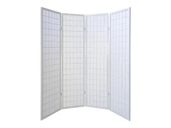 Separador de ambiente 176x2.2x175 cm Shoji Blanco