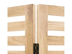 Biombo-Separador de ambiente 170x120x2.0 cm Natural Marru00f3n