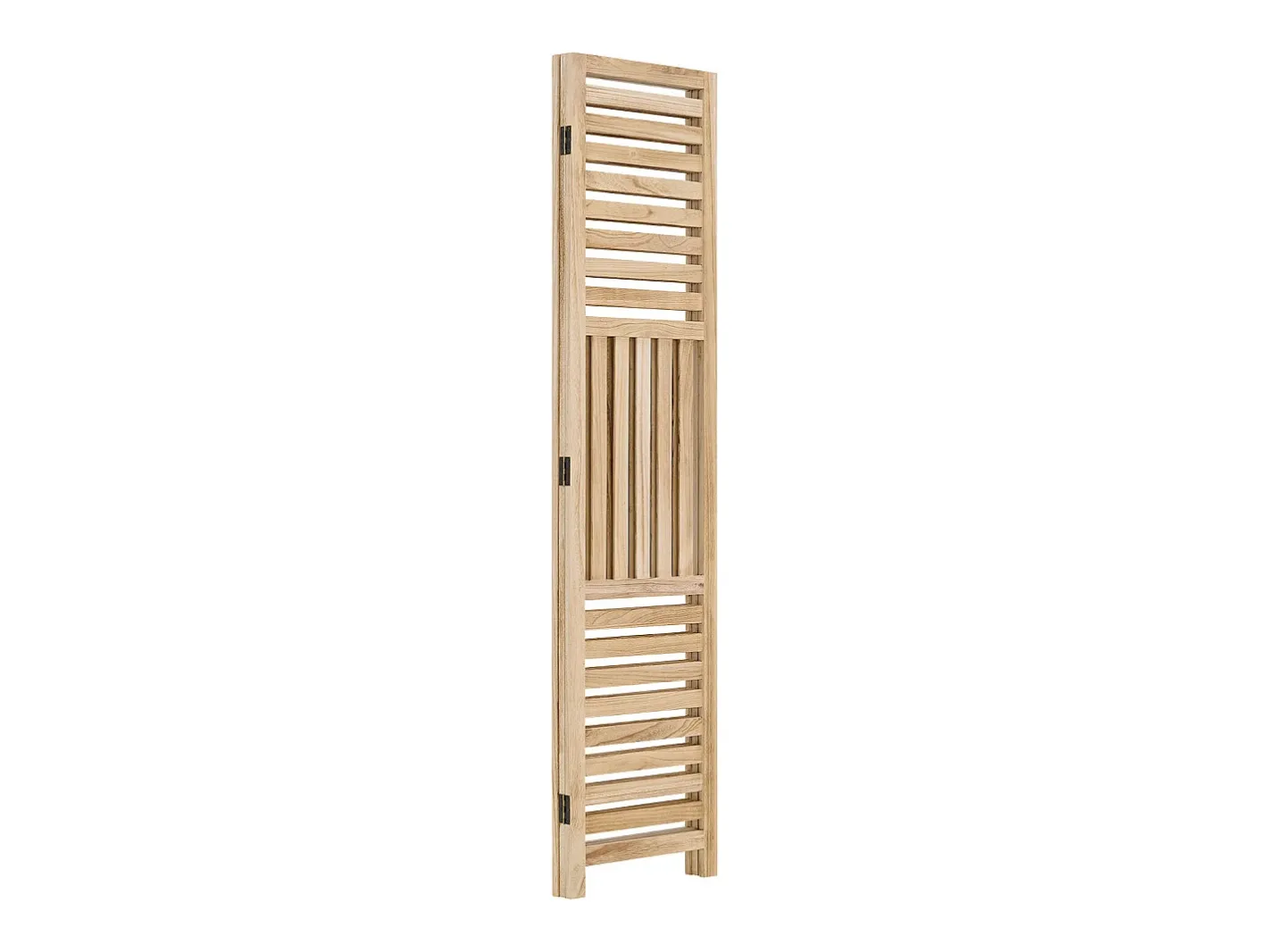 Biombo-Separador de ambiente 170x120x2.0 cm Natural Marru00f3n