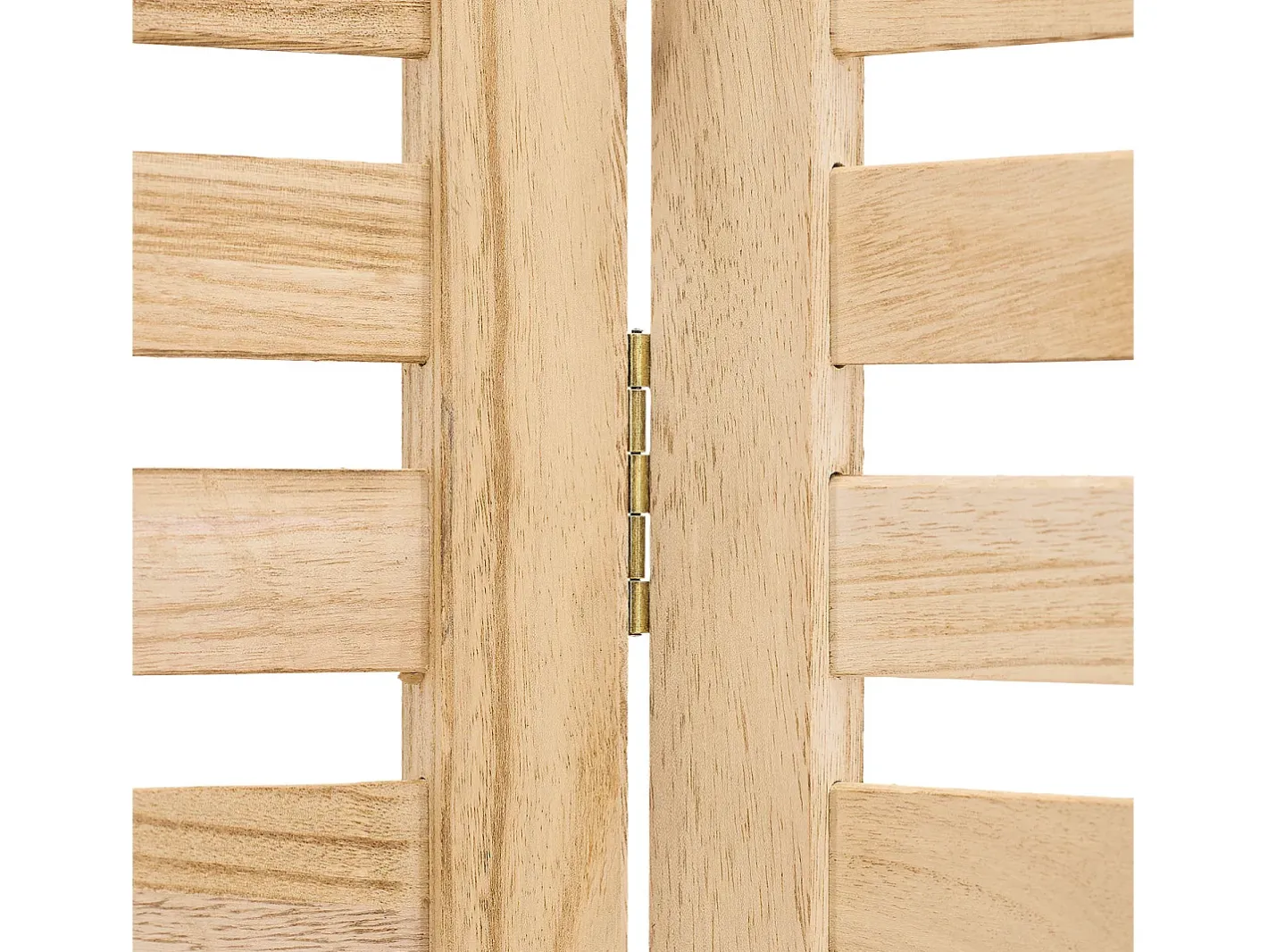 Biombo-Separador de ambiente 170x120x2.0 cm Natural Marru00f3n