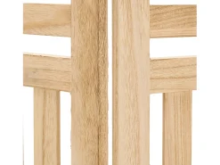 Biombo-Separador de ambiente 170x120x2.0 cm Natural Marru00f3n