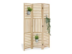 Biombo-Separador de ambiente 170x120x2.0 cm Natural Marru00f3n
