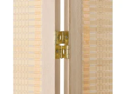 Separador de ambiente 120x170x2 cm Madera natural Beige Discount