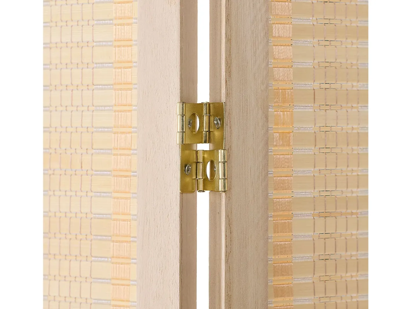 Separador de ambiente 120x170x2 cm Madera natural Beige Discount