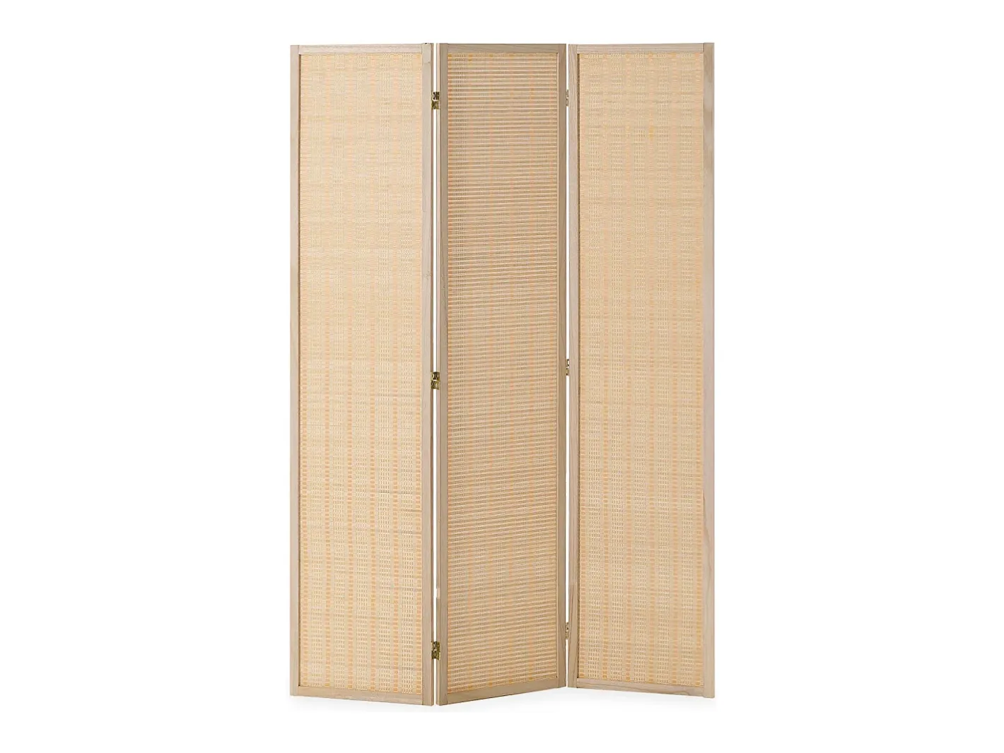 Separador de ambiente 120x170x2 cm Madera natural Beige Discount