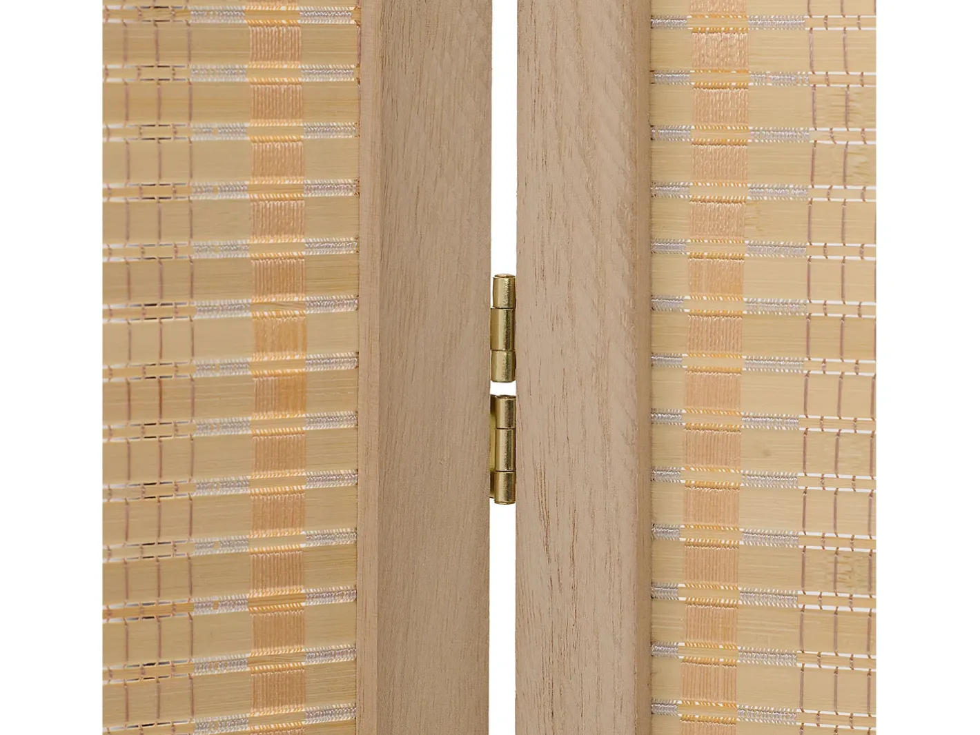 Separador de ambiente 120x170x2 cm Madera natural Beige Discount