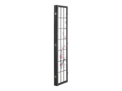 Online Separador de Ambientes SucceBuy, Separador de Ambientes Japonés con 4 Paneles con Motivos de Flores de Cerezo, de Madera, Gira 360°, para Separar Habitaciones Negro
