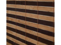 Biombo-Separador de ambientes 120x200x1.8 cm marrón Shoji Marru00f3n