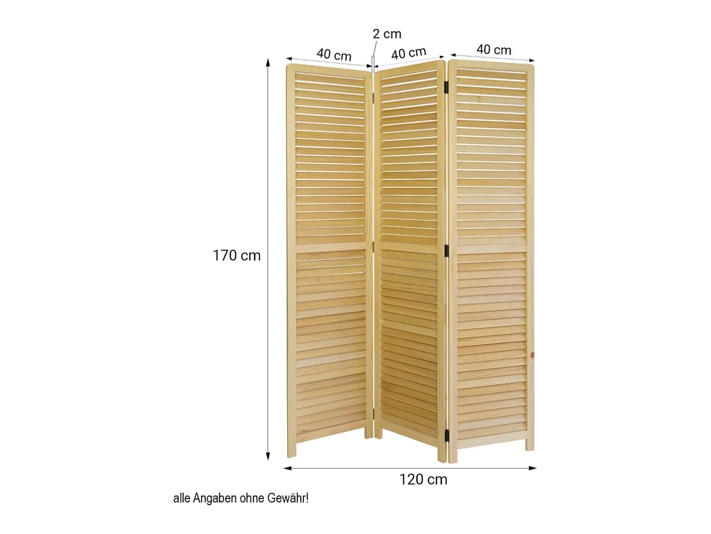 Biombo-Separador de ambientes 120x2x170 cm marrón Marru00f3n