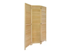 Biombo-Separador de ambientes 120x2x170 cm marrón Marru00f3n